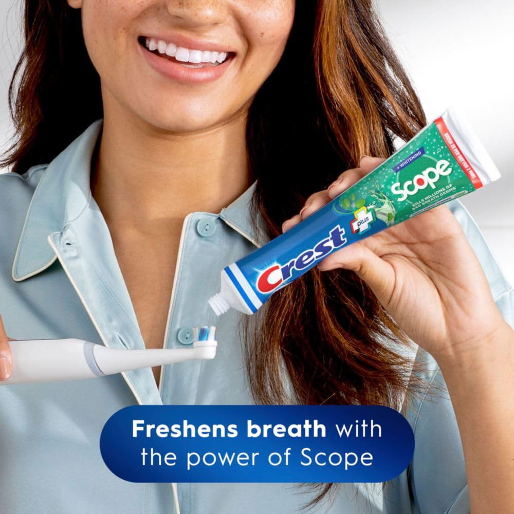 Crest + Scope Whitening Toothpaste, 3-Pack view 3