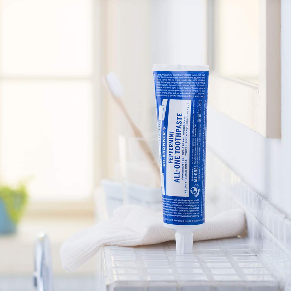Dr. Bronner's All-One Toothpaste - Peppermint view 3