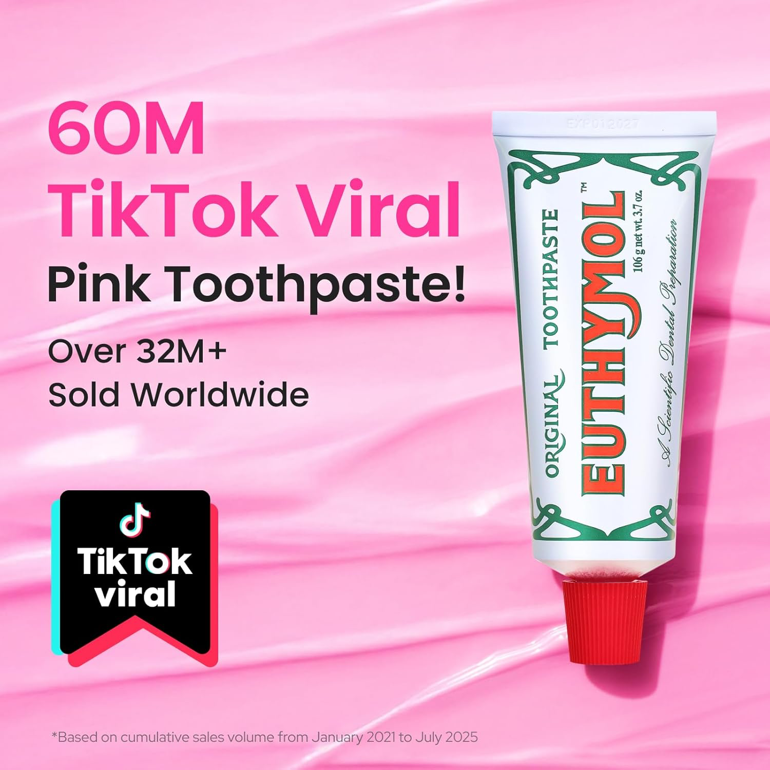 EUTHYMOL Original Pink Toothpaste view 2