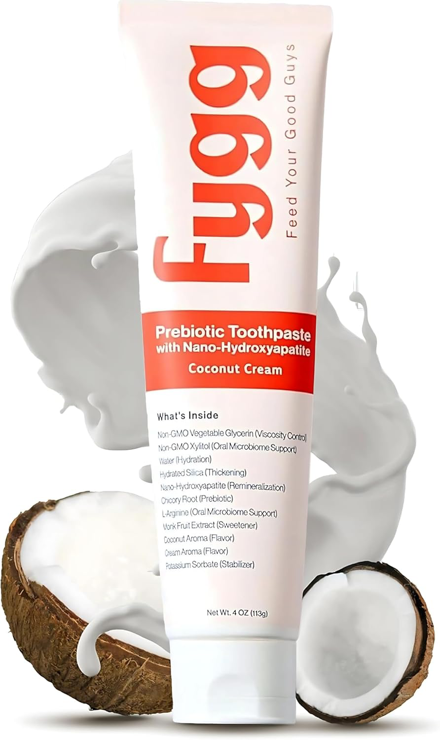 Fygg Fluoride-Free Toothpaste with Prebiotics, Coconut Cream