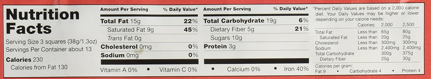 Trader Joes Pound Plus Dark Chocolate 72% view 4