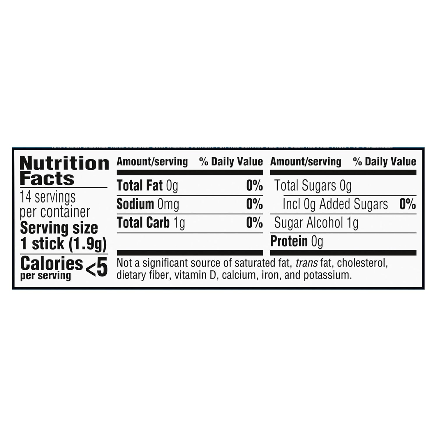 Trident Mint Bliss Gum view 2