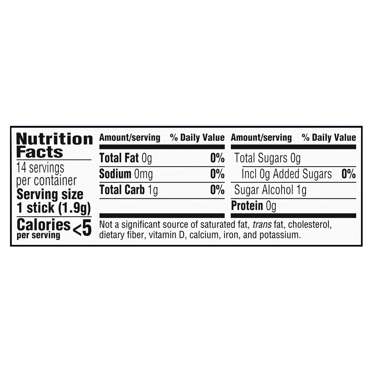 Trident Original Gum view 2