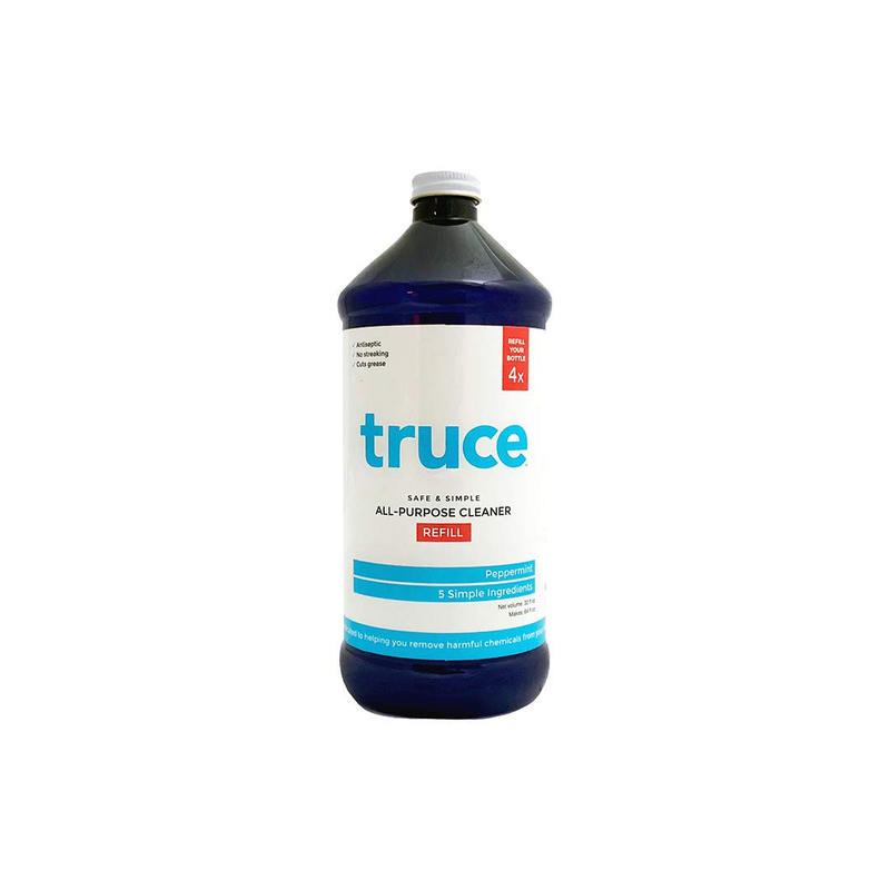 Truce All Purpose Cleaner - Cuts Grease, Anti-Septic, Kid and Pet Safe, Cruelty Free, Made in the USA - Peppermint