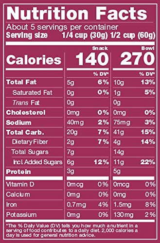 Udi's Gluten Free Cranberry Granola, Dairy Free and Egg Free, 11 oz (Packaging May Vary) view 2