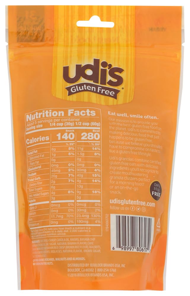 Udis Gluten Free Original Granola, 12 Ounce -- 6 per case. view 2