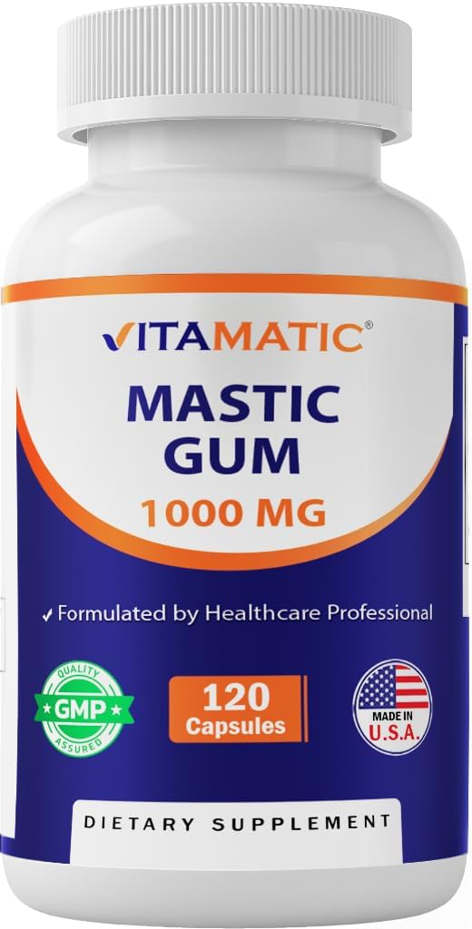 Vitamatic Mastic Gum 1000mg - 120 Capsules