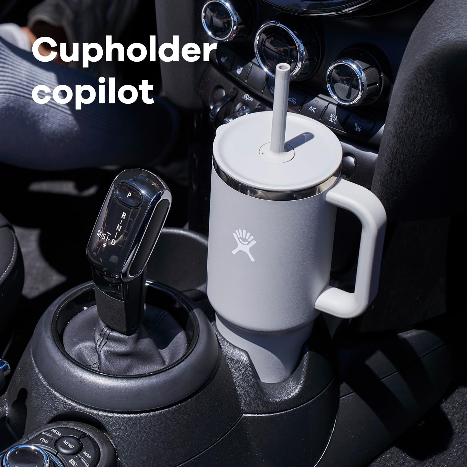 Hydro Flask Travel Tumbler with Handle - 40 oz Insulated Stainless Steel view 2