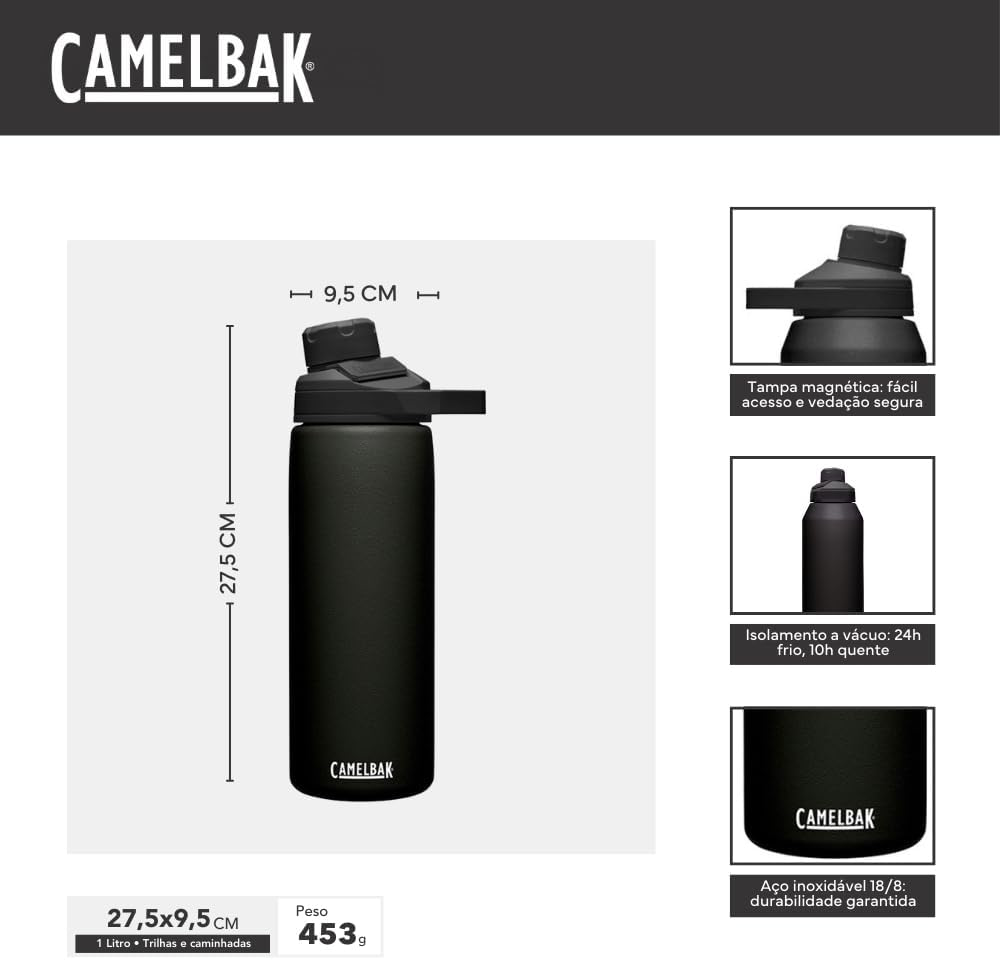CamelBak Chute Mag Vacuum Insulated Stainless Steel Water Bottle view 3