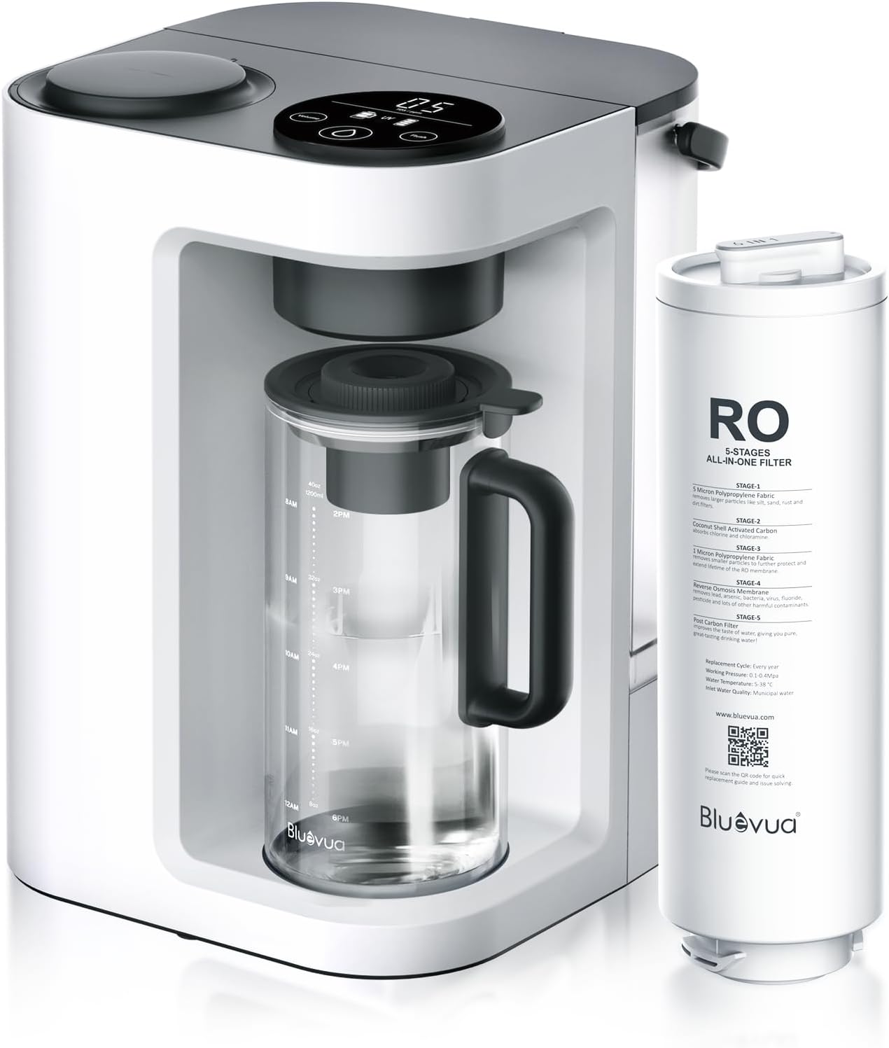 Bluevua RO100ROPOT-Lite Countertop RO