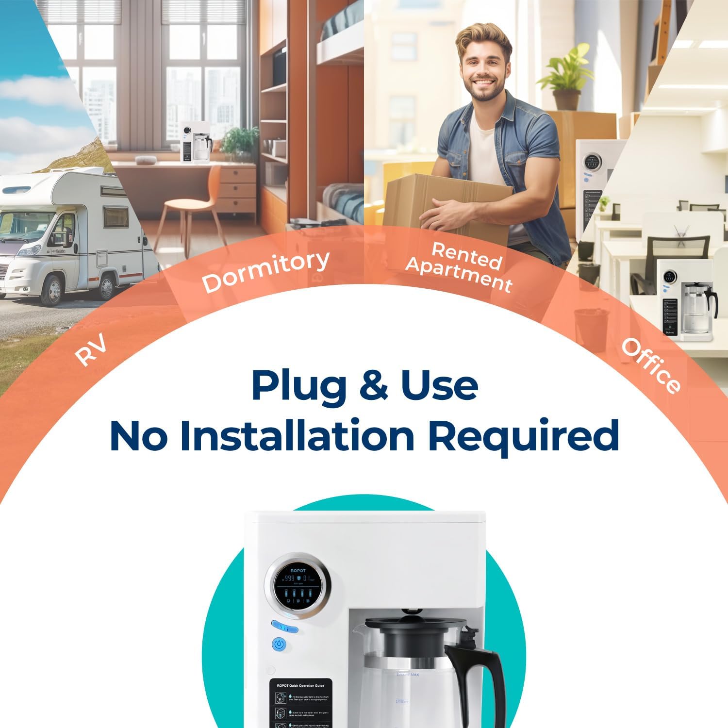Bluevua RO100ROPOT-UV Premium RO System view 3