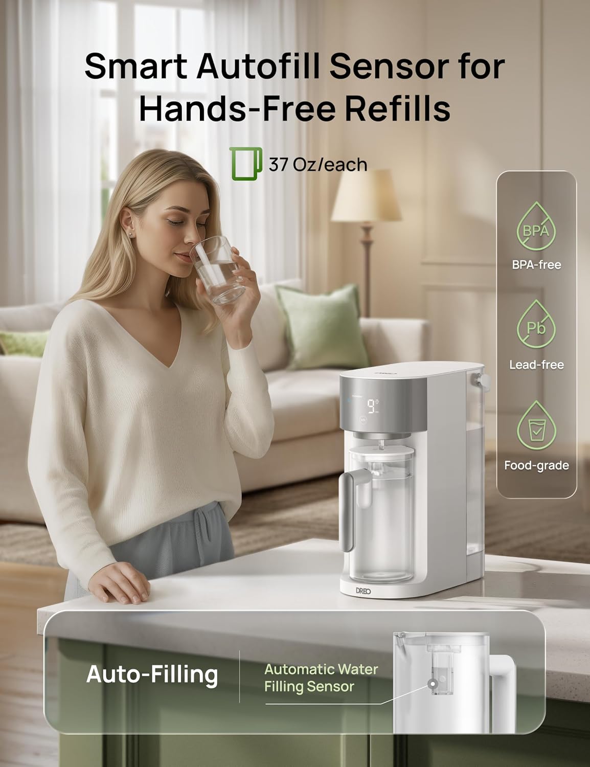 DREO Countertop RO Water Filter 112 view 4
