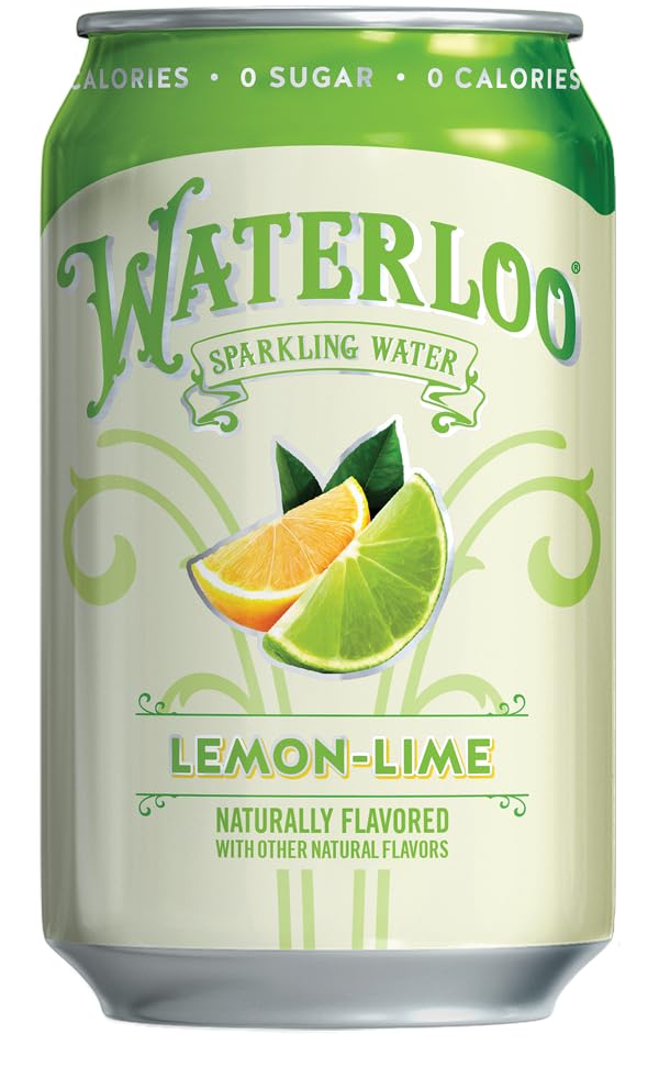 Waterloo Sparkling Water, Lemon-Lime Naturally Flavored, 12 Fl Oz Cans (Pack of 12) – Zero Calories and Zero Sugar or Sweeteners view 3