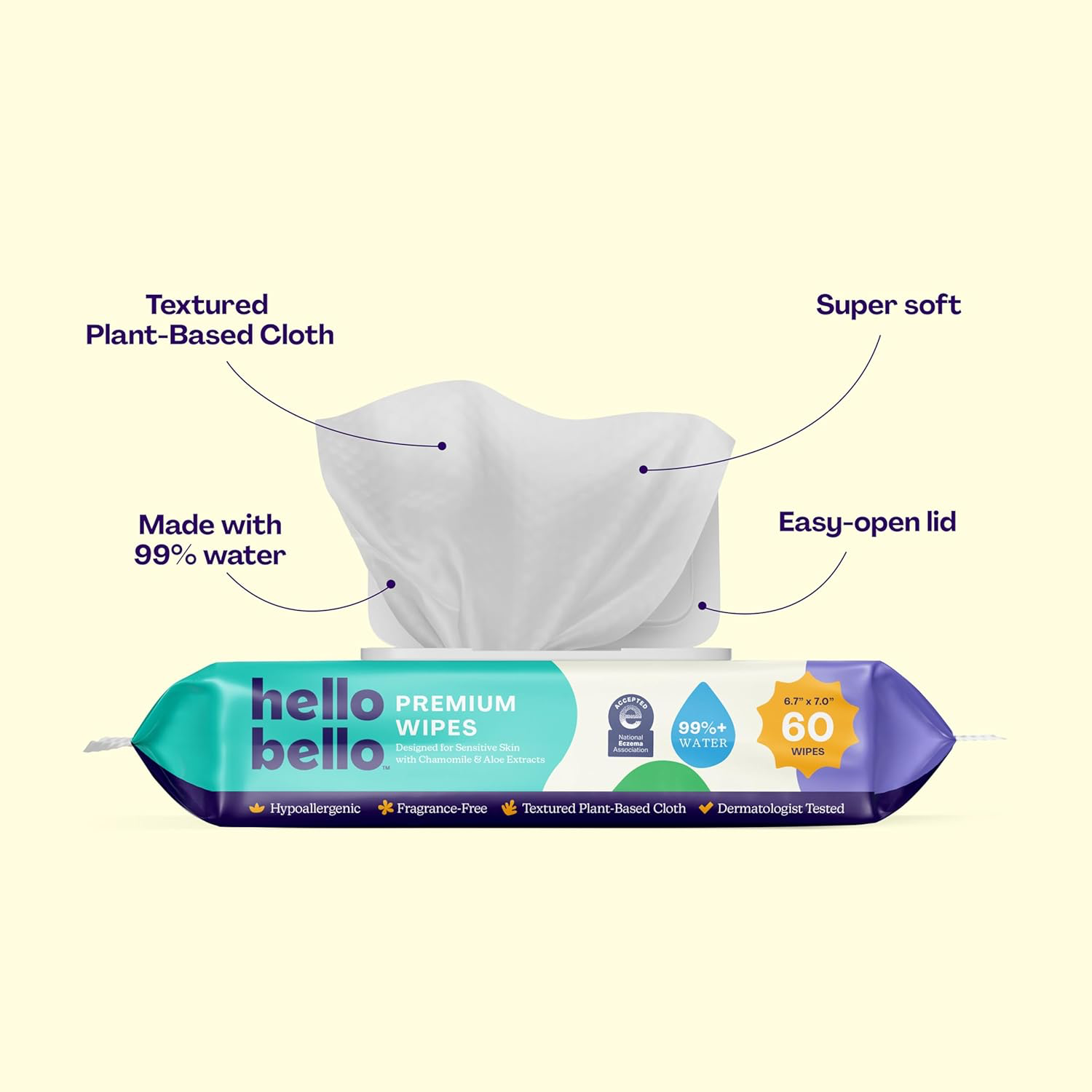 Hello Bello Baby Wipes view 2