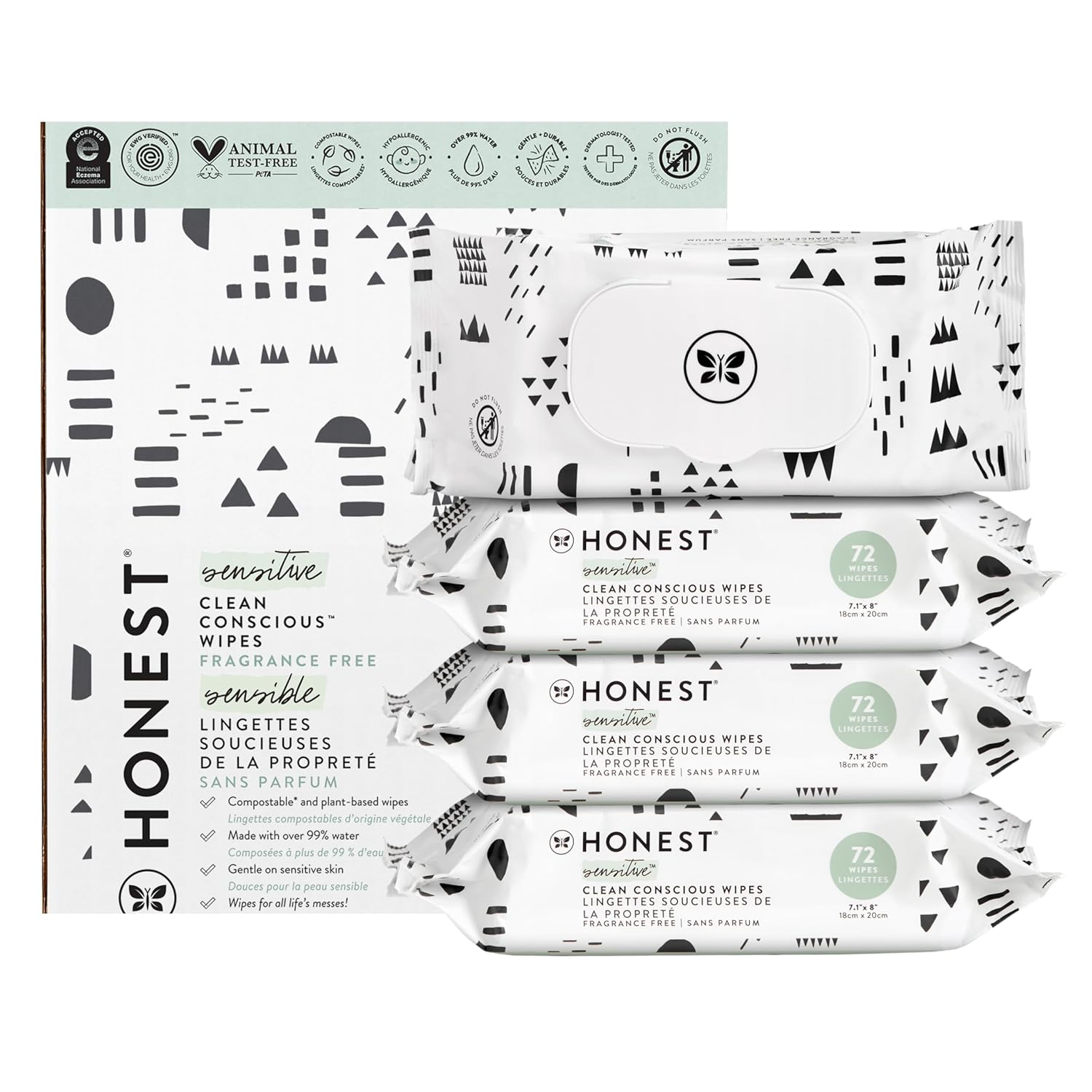 The Honest Company Wipes - Pattern