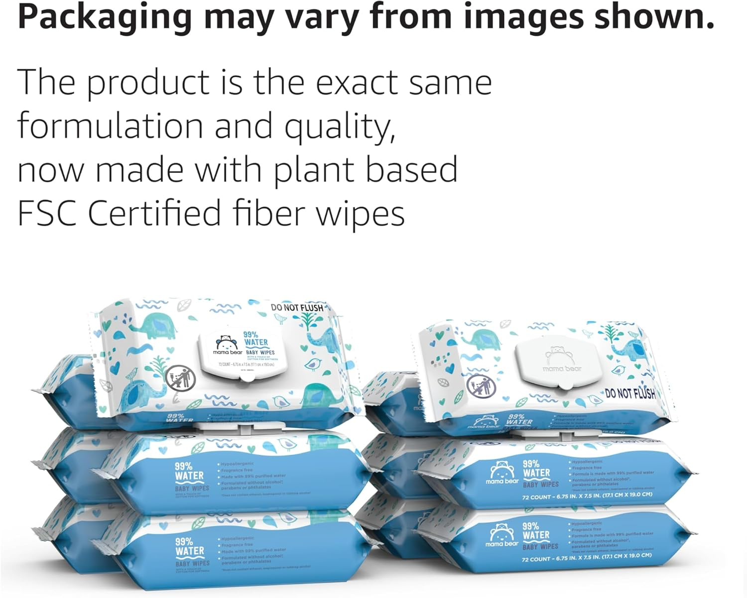Mama Bear Baby Wipes view 2