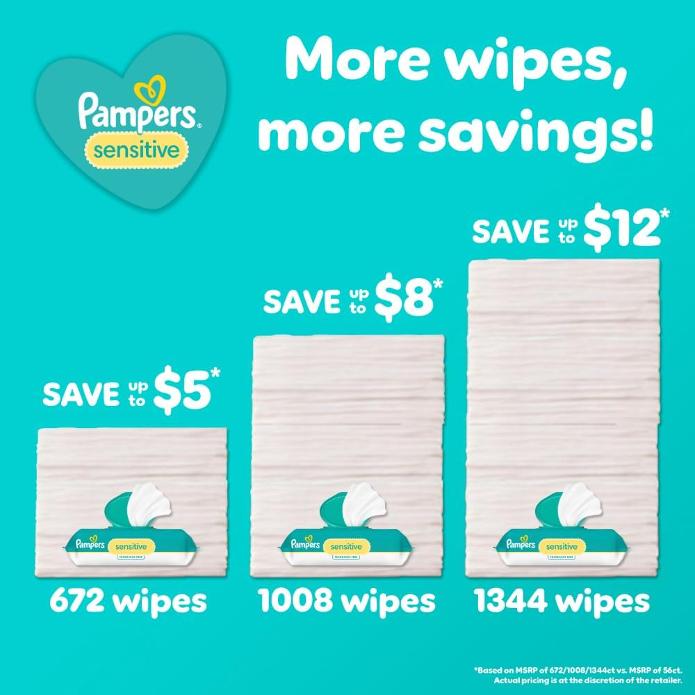Pampers Sensitive Wipes view 3
