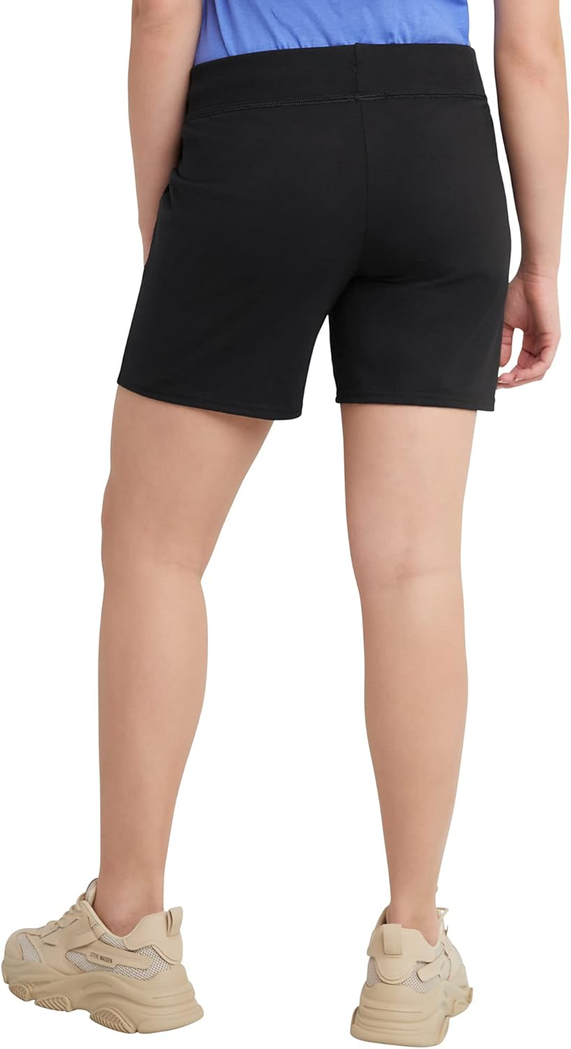 Hanes Women's Jersey Pocket Shorts view 3
