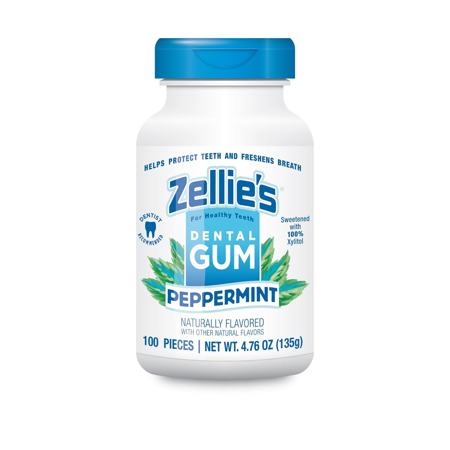 Zellies 100% Xylitol Peppermint Gum
